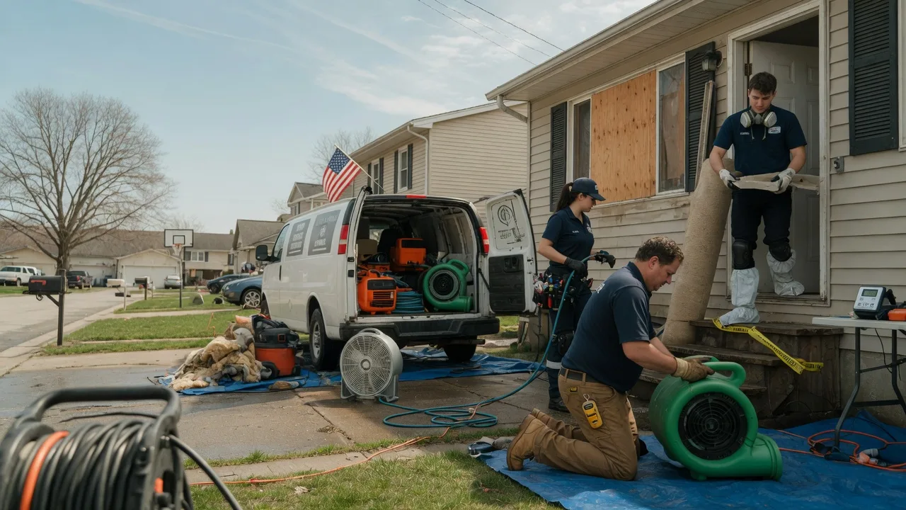 Water Damage Restoration in Lebo, KS near me